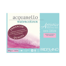 Load image into Gallery viewer, Vatnslitablokk ARTISTICO Traditional White Hot Press - 300 g/m²
