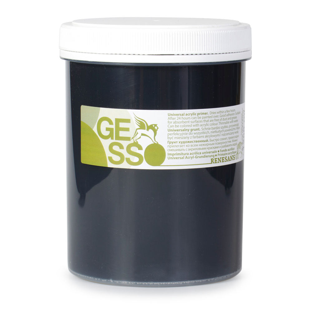 Universal Gesso - hvít, svart og transparent