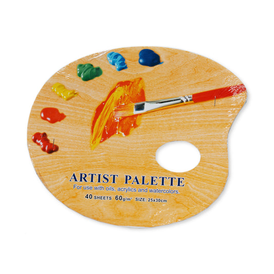 Pappír litaspjald - Egglaga