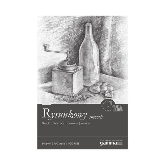 Teikniblokk SMOOTH - 100 blaðsíður 80 g/m²